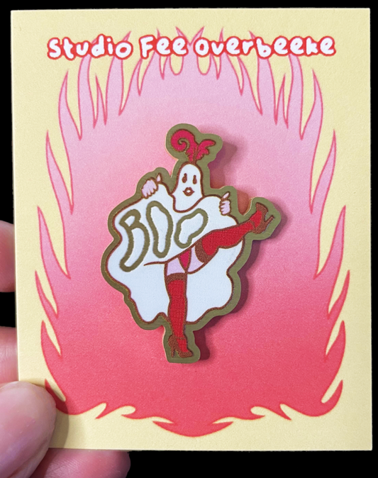 'boolinrouge' metal pin