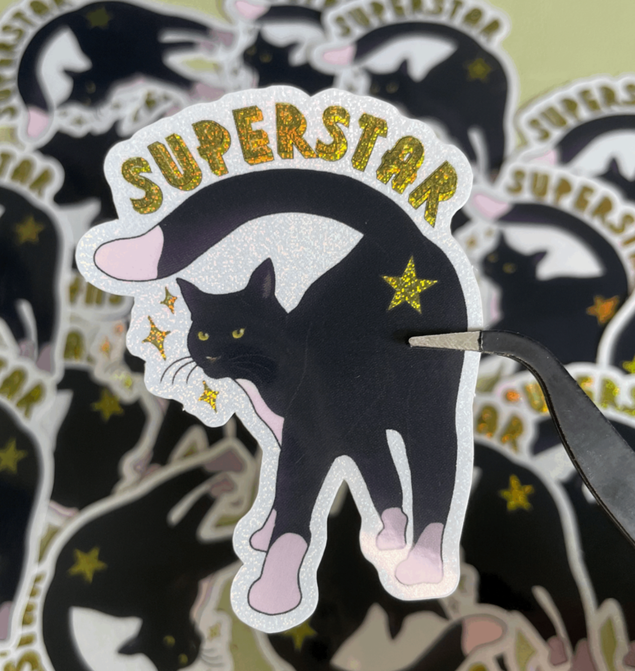 'Superstar' sticker