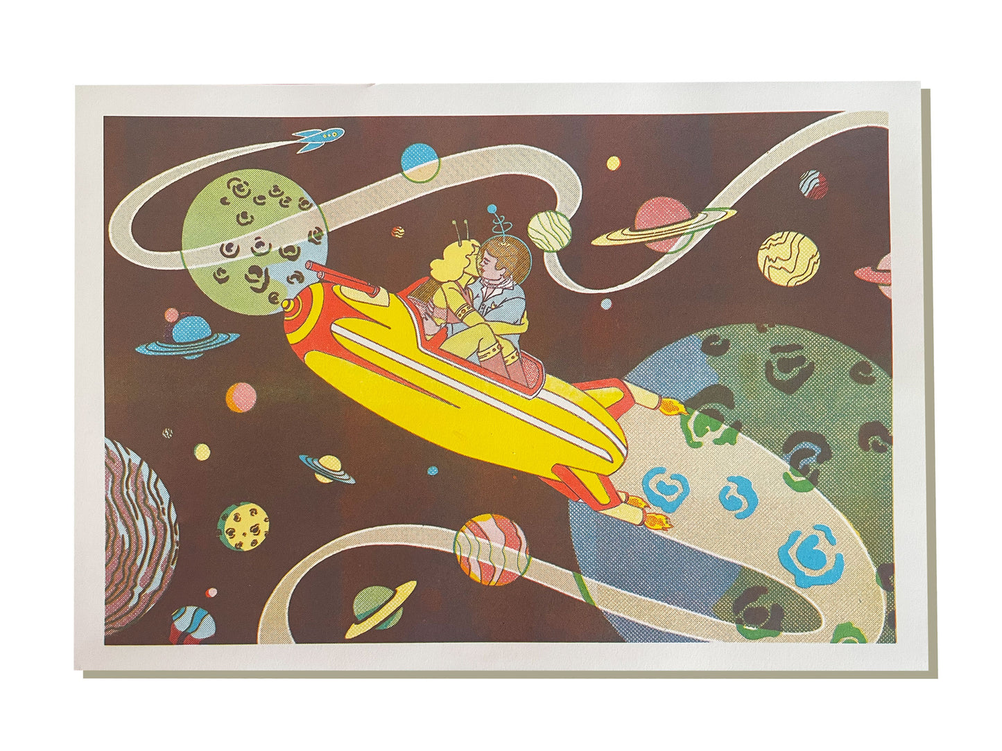 'Out of this world' riso print